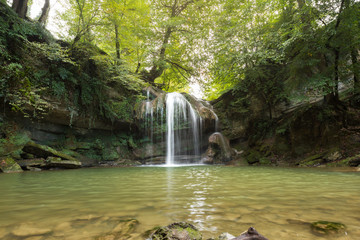 Obraz premium Tirkan Waterfall, Mazandaran, Iran