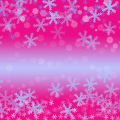 Snow flakes Abstract winter background