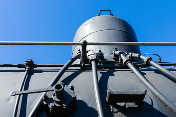 Sand dome of a steam engine