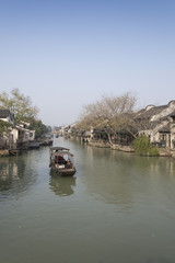 Fototapeta premium Jiangnan Water Village Scenery
