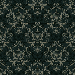 Seamless damask pattern