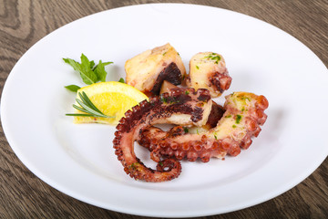 Grilled octopus