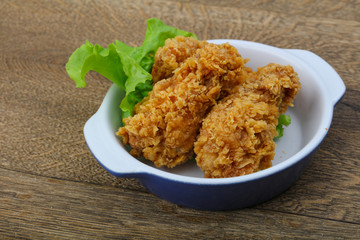 Crispy chicken wings