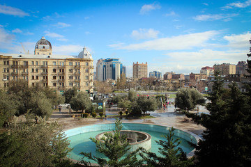 Baku city center, Azerbaijan