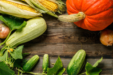 Different raw vegetables