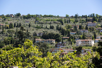 Obraz premium Torri del Benaco at Garda Lake in Italy