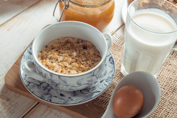 Muesli breakfast