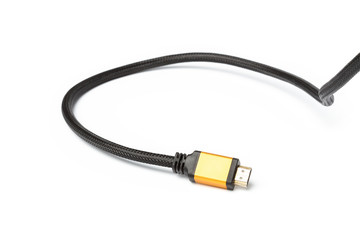  HDMI cable isolated on a white background