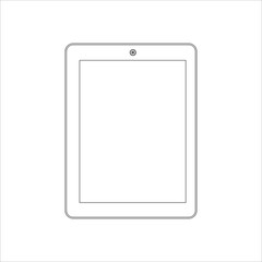 Tablet line icon