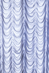 White curtains background