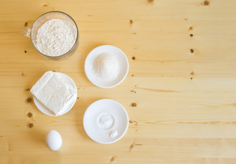 Ingredients for baking