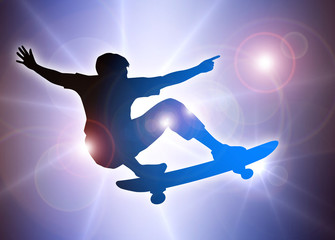 Fototapeta na wymiar Skateboard - 29