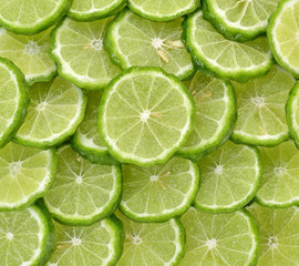Many slices of fruit Bergamot