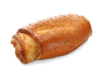 Sweet tasty pastry isolated on white