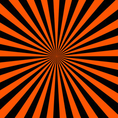 background rays of black with orange