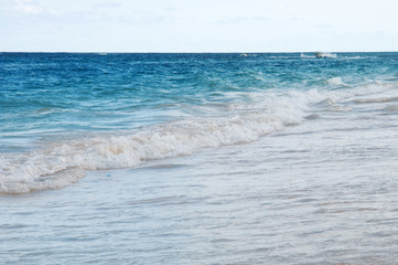 Obraz premium Panoramic views of the Atlantic Ocean.