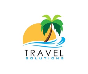 Obraz premium Beach logo