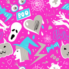 Glamorous pink halloween