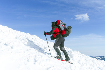 Winter hiking.