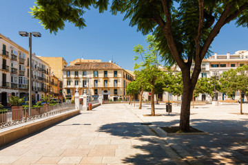 Plaza de la Merced, Malaga, Andalusia province, Spain.