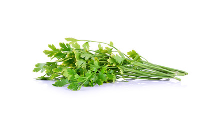 Parsley isolated on white background