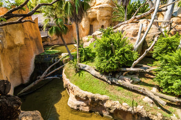 Inside Benalmadena zoo, Malaga province, Spain.