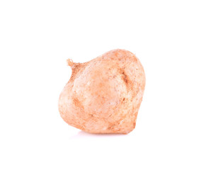 Jicama isolated on white background