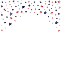 background made of stars in the American flag style