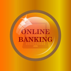 Obraz premium Online banking icon