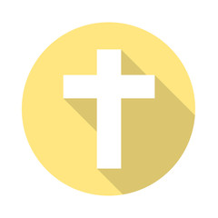 Fototapeta premium Long Shadow Kreuz