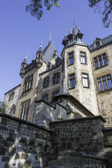 Fototapeta na wymiar castle of wernigerode in germany