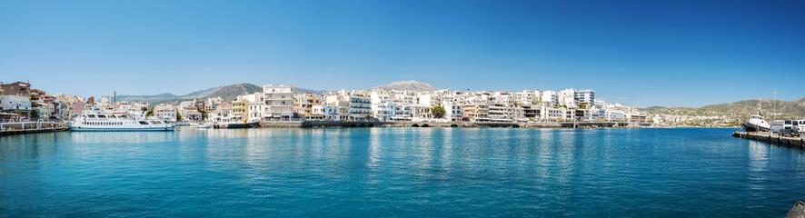 Fototapeta na wymiar Agios Nikolaos Panorama