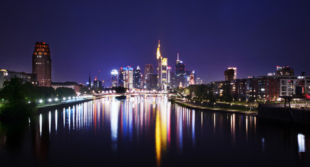 Fototapeta na wymiar Frankfurt Skyline.