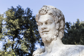 Fototapeta premium Statue at Villa Borghese in Rome, Italy