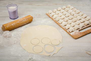 Pelmeni - Russian cuisine, meat dumplings