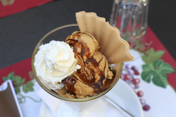 Coffee ice cream