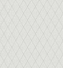 Fototapeta premium seamless monochrome vector pattern of striped rhombuses.