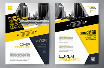 Business brochure flyer design a4 template. - 122160679