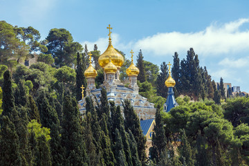 Mary Magdalene Convent on the Mount of Olives, Jerusalem