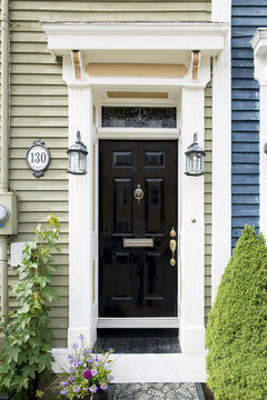 Entrance of a house in St. John's, Newfoundland and Labrador, Ca
