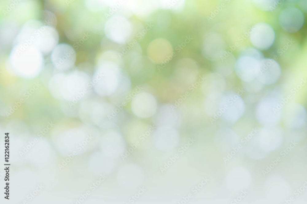 Wall mural abstract bokeh background style, nature colorful blur background