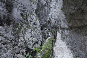 Eingang zur Höllentalklamm bei Garmisch, Bayern