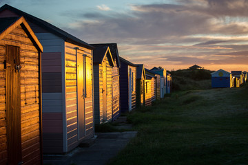 Golden hour at the beach