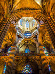 Fototapeta na wymiar Barcelona Cathedral