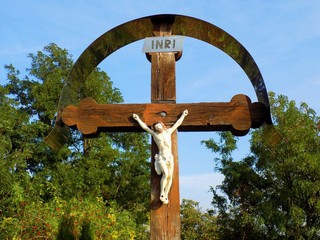 Jesus christ on cross, christianity symbol