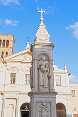 Obraz premium Basilica of St. Bartholomew on the Island in Rome, Italy