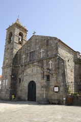 Fototapeta na wymiar Church of San Francis in Cambados, Spain