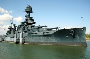 Battleship Texas at San Jacinto