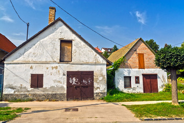 Fototapeta na wymiar Old house in Szekszard