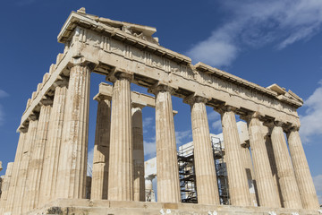 Obraz premium Parthenon temple on the Acropolis of Athens,Greece